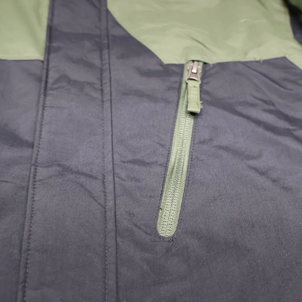 Columbia Jacket Boys Large 18/20‎ Black Insulated Hooded Wind Rain Puff Outdoor